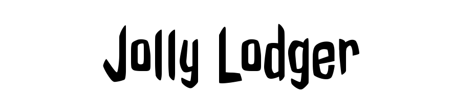 Jolly Lodger Yazı tipi ücretsiz indir